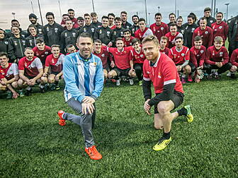 Robbie Keane and Damien Duff r...